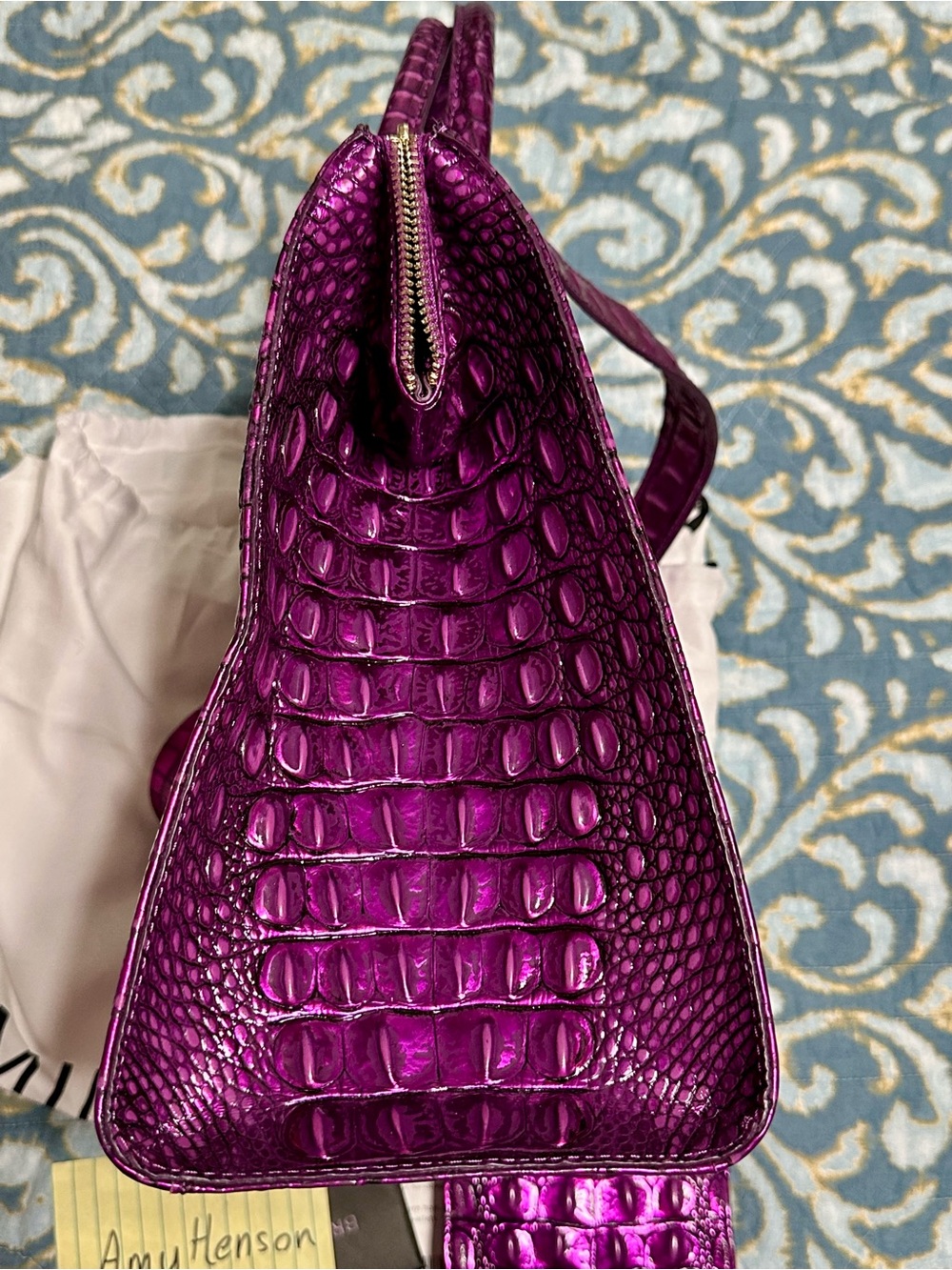 Brahmin Caroline and Small Veronica Set in Purple Potion - Picture 5 of 8